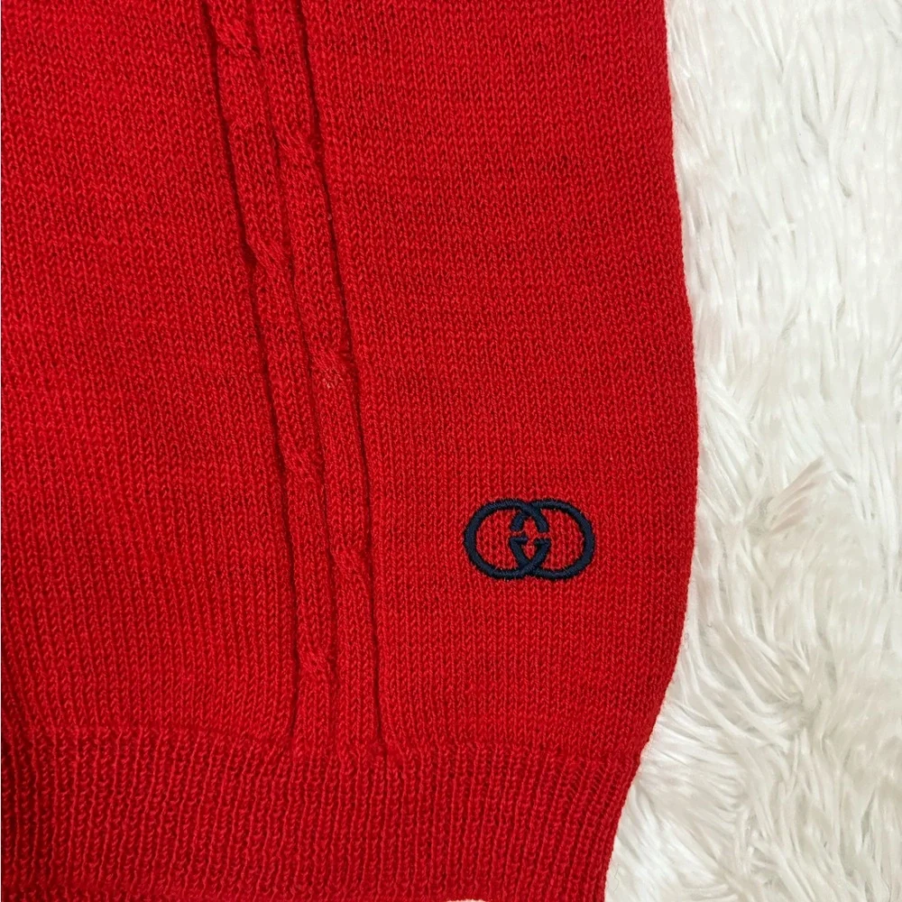 Gucci V-Neck Red Sweater Vest